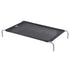 Pet Dog Bed Elevated Trampoline Durable Raised Heavy Duty Large Dogs 90x137cm Black