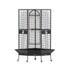 Corner Large Bird Cage Aviary 161cm Wrought Iron Parrot Budgie Stand Wheels