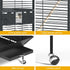 Corner Large Bird Cage Aviary 161cm Wrought Iron Parrot Budgie Stand Wheels