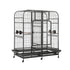 Bird Cage Extra Large Aviary 185cm Pet Parrot Cage Castor Wheel Removable Divider