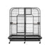 Bird Cage Extra Large Aviary 185cm Pet Parrot Cage Castor Wheel Removable Divider