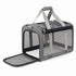 Pet Carrier – Foldable, Mesh Window, Portable, 7.5kg Capacity, Grey