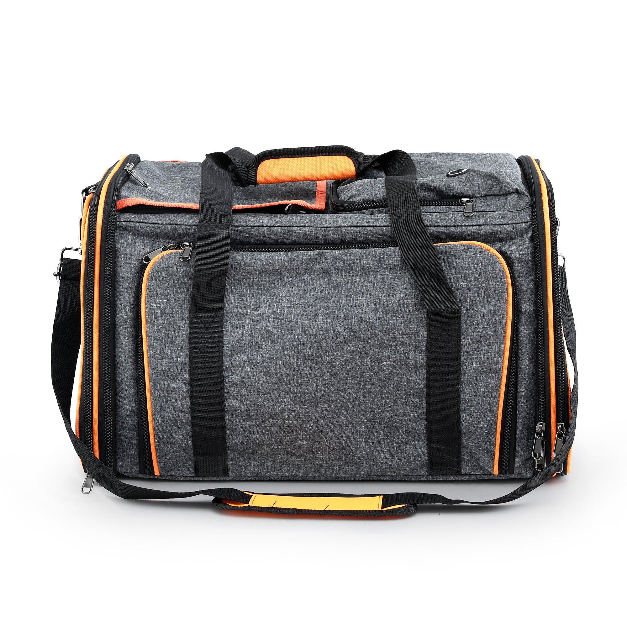 Pet Carrier Bag Foldable Expandable Dog Cat Travel Cage Portable Car Kennel