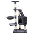 120cm Cat Tree Tower Sisal Scratching Post Condo Hammock Grey