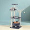 120cm Multi-Level Cat Tree Tower Sisal Scratching Post Condo