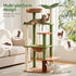 Cat Tree Tower 152cm Jungle Multi-Level Scratching Post Leafy Canopy