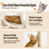 Cat Tree Tower 167cm Large Scratching Post Furniture Scratcher House Beige