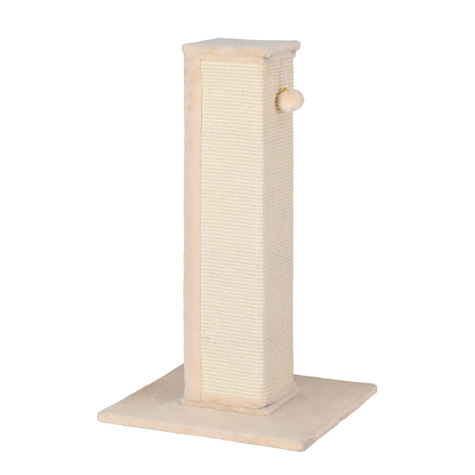Cat Tree 89cm Scratching Post Tower Scratcher Wood Condo Bed House Trees Beige