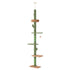290cm Floor to Ceiling Cat Tree Tower Scratching Post Multi Level