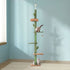 290cm Floor to Ceiling Cat Tree Tower Scratching Post Multi Level