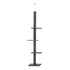 290cm Floor to Ceiling Cat Tree Scratching Post Tower Grey