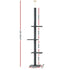 290cm Floor to Ceiling Cat Tree Scratching Post Tower Grey