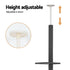 290cm Floor to Ceiling Cat Tree Scratching Post Tower Grey