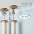 270cm Floor to Ceiling Cat Tree Tower Scratching Post Adjustable Beige