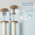 Cat Tree Tower Floor to Ceiling Scratching Post 270cm Beige