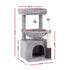 Cat Tree Tower 82cm Scratching Post Furniture Scratcher House Light Grey