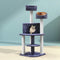 126cm Cat Tree Scratching Post Condo Tower Plush Activity Centre
