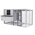 i.Pet Chicken Coop 219cm Rabbit Hutch Poultry Cage Outdoor Enclosure Wood