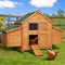 Chicken Coop Rabbit Hutch 150cm x 68cm x 96cm Large Chicken Coop House Run Cage Wooden