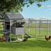 Chicken Coop Rabbit Hutch Extra Large Wooden Run Bunny Cage Poultry House Outdoor