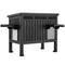 Outdoor Cat House, Pet Kennel Enclosure Shelter & Rabbit Hutch, Black Combo