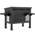 Outdoor Cat House, Pet Kennel Enclosure Shelter & Rabbit Hutch, Black Combo