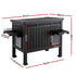 Outdoor Cat House, Pet Kennel Enclosure Shelter & Rabbit Hutch, Black Combo