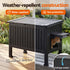 Outdoor Cat House, Pet Kennel Enclosure Shelter & Rabbit Hutch, Black Combo