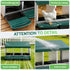 Chicken Nesting Box Roll Away 3 Holes Metal Wall Mounted Nest Box Green