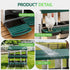 Chicken Nesting Box Roll Away Metal Nesting Box Wall Mounted 6 Holes Green