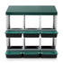 Chicken Nesting Box Roll Away Metal Nesting Box Wall Mounted 6 Holes Green