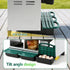 Chicken Nesting Box Roll Away Metal Nesting Box Wall Mounted 6 Holes Green
