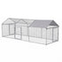 i.Pet Chicken Coop Rabbit Hutch Outdoor Run Walk in Hen Cage Ferret House 2.8x1x1m