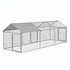 i.Pet Chicken Coop Rabbit Hutch Outdoor Run Walk in Hen Cage Ferret House 2.8x1x1m