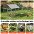 i.Pet Chicken Coop Rabbit Hutch Outdoor Run Walk in Hen Cage Ferret House 2.8x1x1m