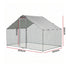 Chicken Coop Rabbit Hutch Outdoor Run Walk in Hen Cage Ferret House 3x2x2m