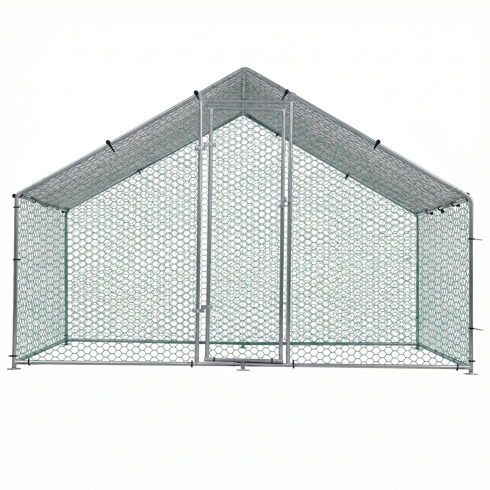 Chicken Coop Rabbit Hutch Outdoor Run Walk in Hen Cage Ferret House 3x2x2m