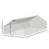 8x3x2m Chicken Coop Walk In Poultry Cage Galvanised Steel Run