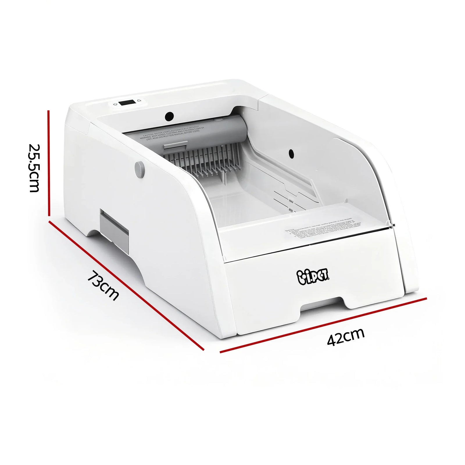 Automatic Cat Litter Box Self Cleaning Smart Pet Toilet App Control 5L White
