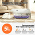 Automatic Cat Litter Box Self Cleaning Smart Pet Toilet App Control 5L White