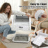 Automatic Cat Litter Box Self Cleaning Smart Pet Toilet App Control 5L White