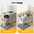 Cat Litter Box Large Stainless Steel High Sided Pet Toilet Odour Control