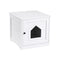 i.Pet 49x51cm Cat Litter Box Enclosure Hidden Litter Tray Cabinet White