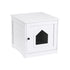 i.Pet 49x51cm Cat Litter Box Enclosure Hidden Litter Tray Cabinet White
