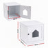 i.Pet 49x51cm Cat Litter Box Enclosure Hidden Litter Tray Cabinet White