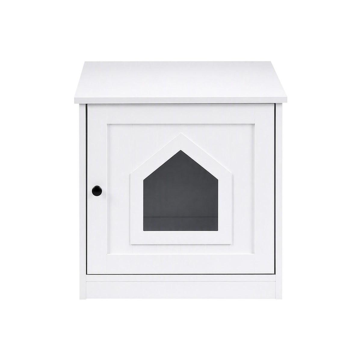 i.Pet 49x51cm Cat Litter Box Enclosure Hidden Litter Tray Cabinet White