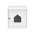 i.Pet 49x51cm Cat Litter Box Enclosure Hidden Litter Tray Cabinet White