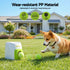 2-in-1 Dog Ball Launcher & Treat Dispenser with 2 Balls Green