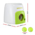 2-in-1 Dog Ball Launcher & Treat Dispenser with 2 Balls Green