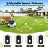 Dog Ball Launcher Thrower with 6 ETPU Balls & 14/18/22m Launch Distance Black